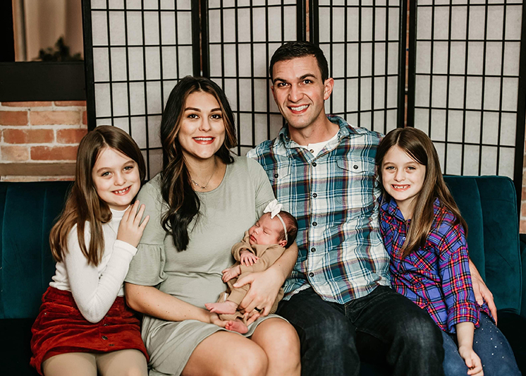 Ava & Olivia and their family. Link to their story